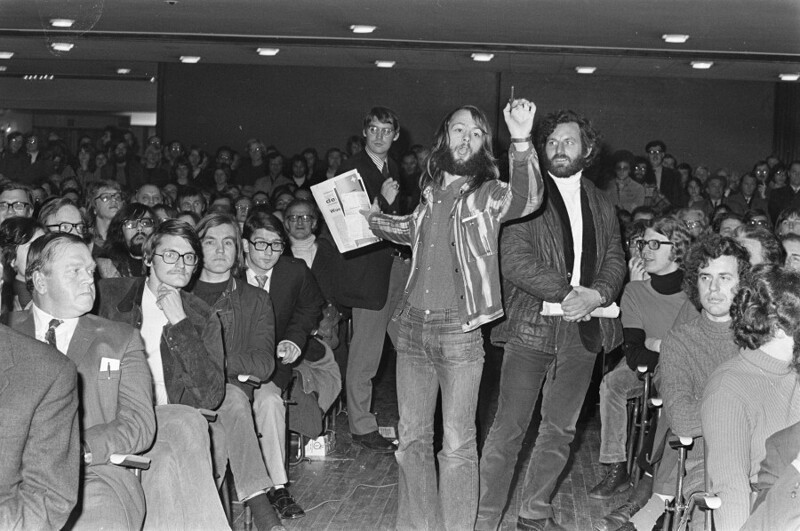 27 ноября 1972 года. Амстердам. Предвыборный митинг праволиберальной VVD.