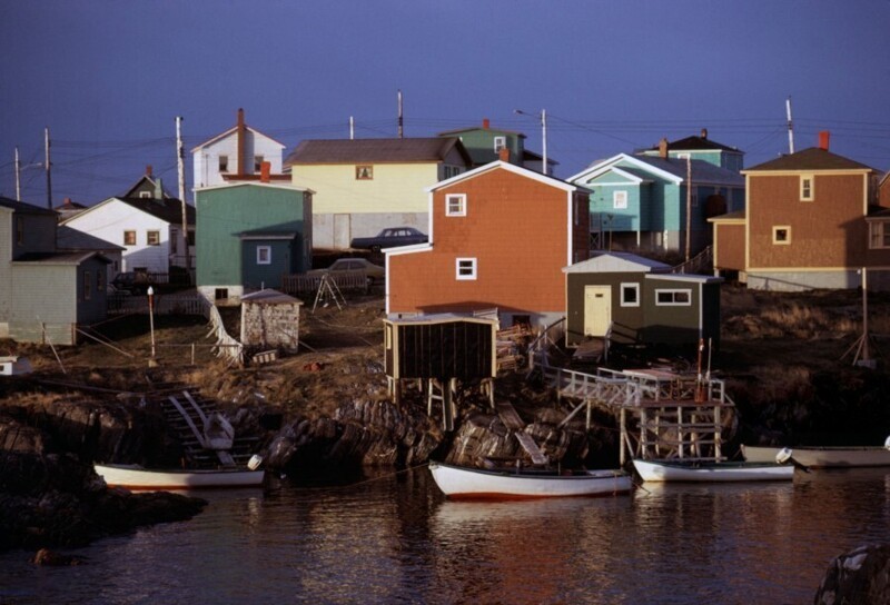 Ноябрь 1972 года. Ньюфаундленд, Порт-о-Баск. Фото Van Der Hilst.
