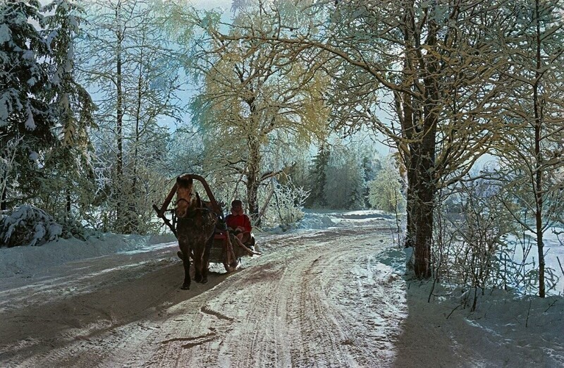 Морозное утро, 1930-е годы.