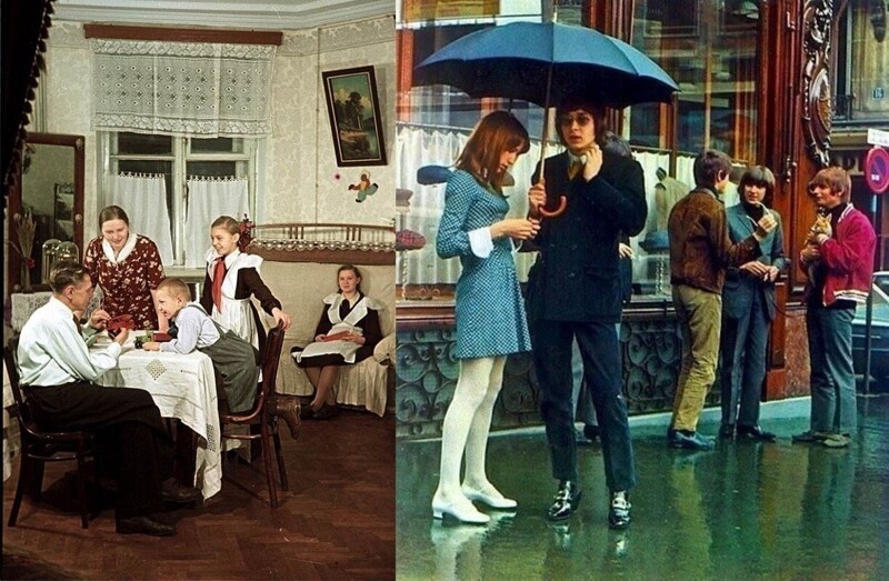 Единственное общее между Москвой и Лондоном 60-х прошлого века - занавесочка на окнах