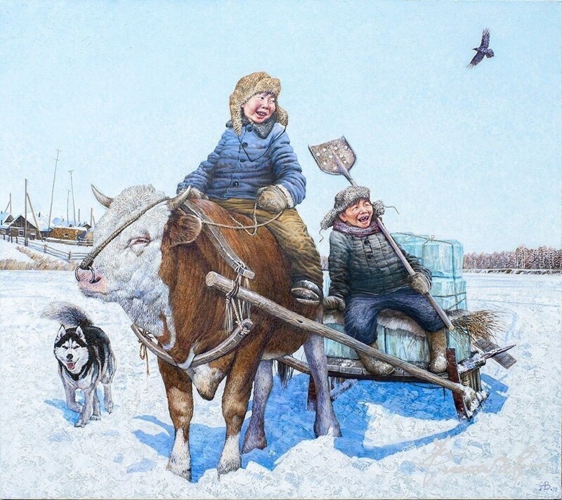 Якутский художник Андрей Чикачев. 2