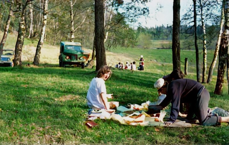 Пикник на Покше. Костромская область, 1975 год.