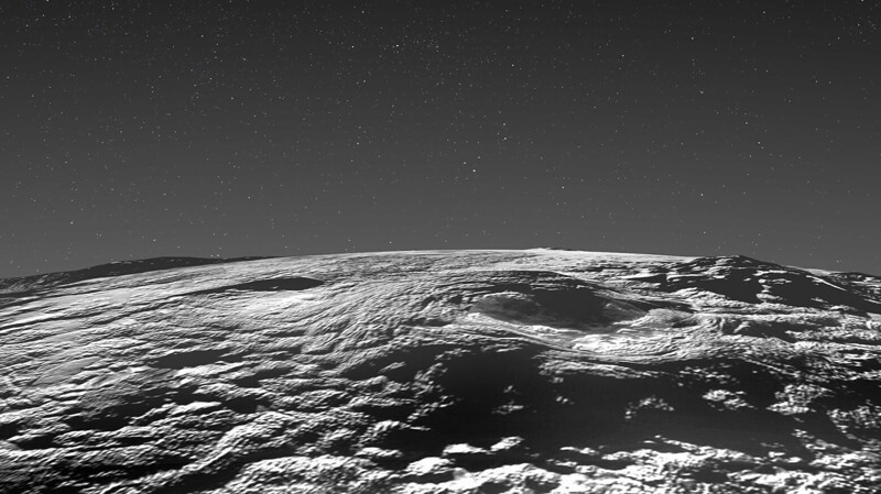 На Плутоне есть горы