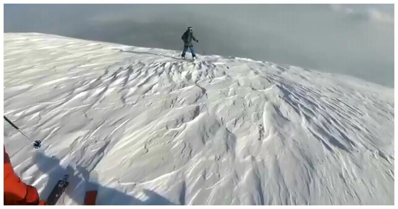 Неосторожный лыжник чуть не погиб под толщей снега