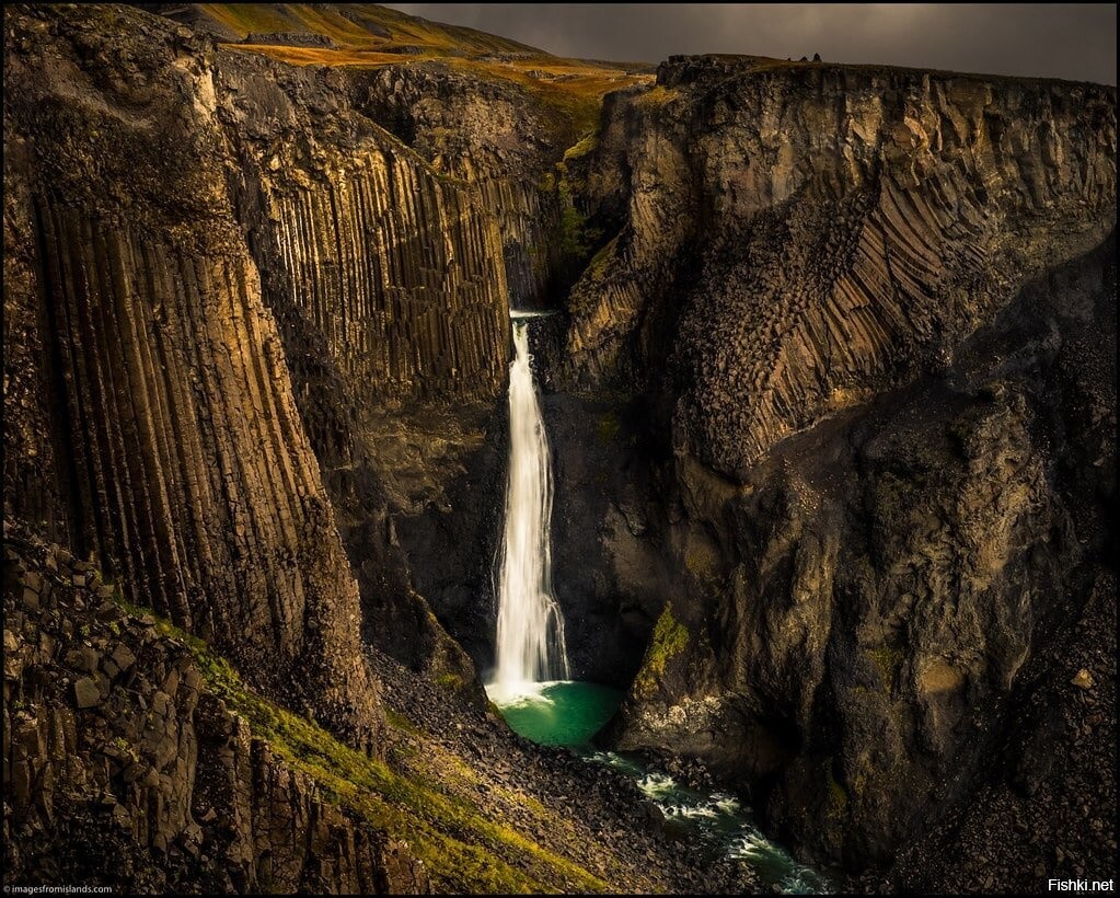 Водопад по другому. Водопад Litlanesfoss. Водопад Хенгифосс. Литланесфосс Исландия.