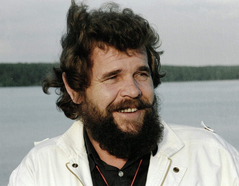 Алексей Булдаков на съемках фильма «Кому на Руси жить», 1990 год