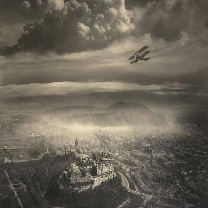 20. Эдинбург с высоты, 1920 год