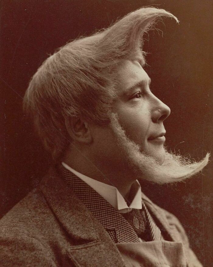 25. Портрет джентльмена с интересной прической, 1894 год