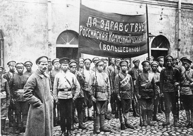 Китайские интернационалисты в составе Красной армии, Россия, 1918 год