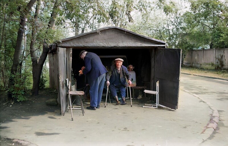 Гараж в Черёмушках, 1980 год.