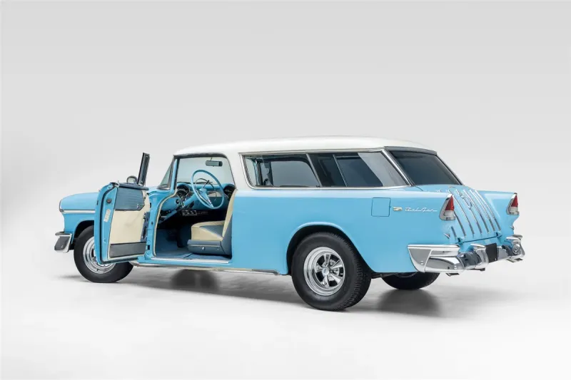 Chevrolet Bel Air Nomad 1955 года выпуска, когда-то принадлежавший Брюсу Уиллису, готов отправится к новому владельцу