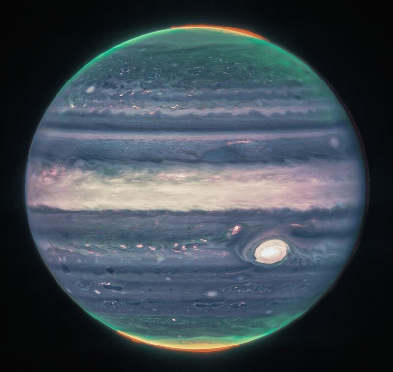 Полярные сияния Юпитера