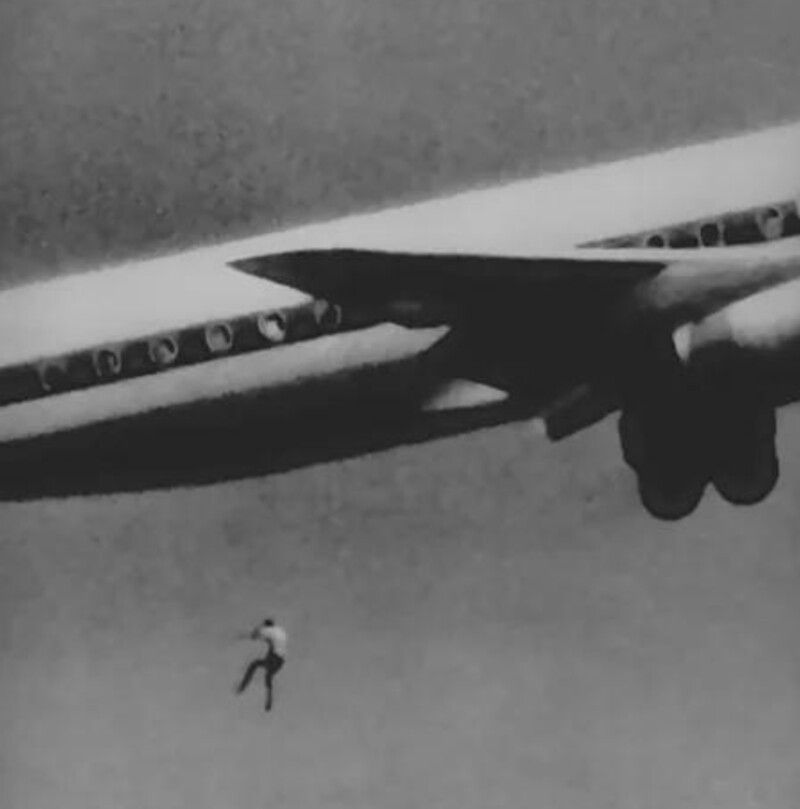 В 1970 году 14-летний Кит Сепсфорд спрятался в нише шасси самолета, совершавшего авиарейс по маршруту из Сиднея в Токио. Во время полёта парень упал с 60-метровой высоты