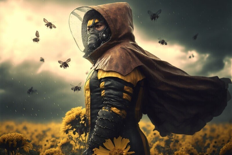 Человек - убиратель пыльцы, друг аллергиков