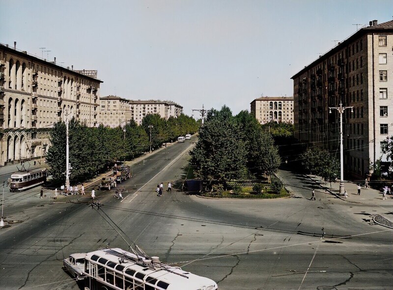 Ломоносовский проспект, 1967 год.
