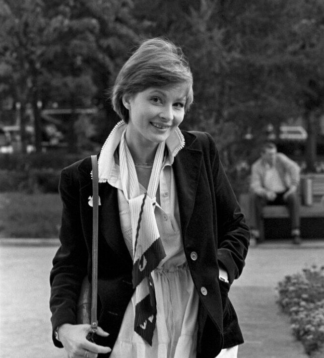 Телеведущая, актриса и журналистка Татьяна Веденеева, 1979 год