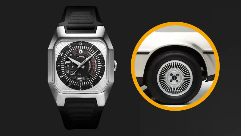 Машина времени на запястье: коллекционные часы, сделанные из личного автомобиля Джона Делореана