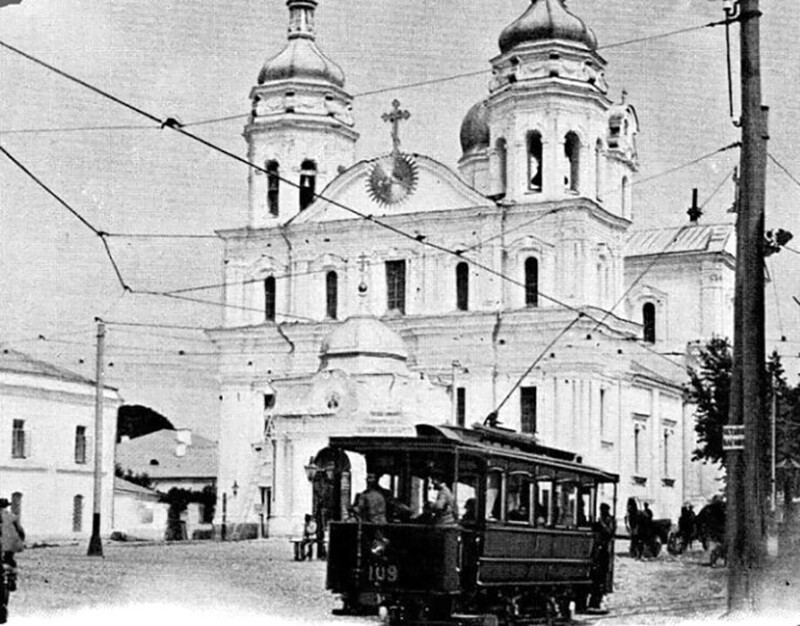 Трамвай на улицах Витебска. Начало ХХ века