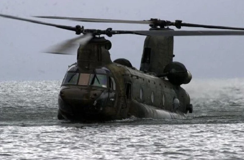Chinook: посадка на воду