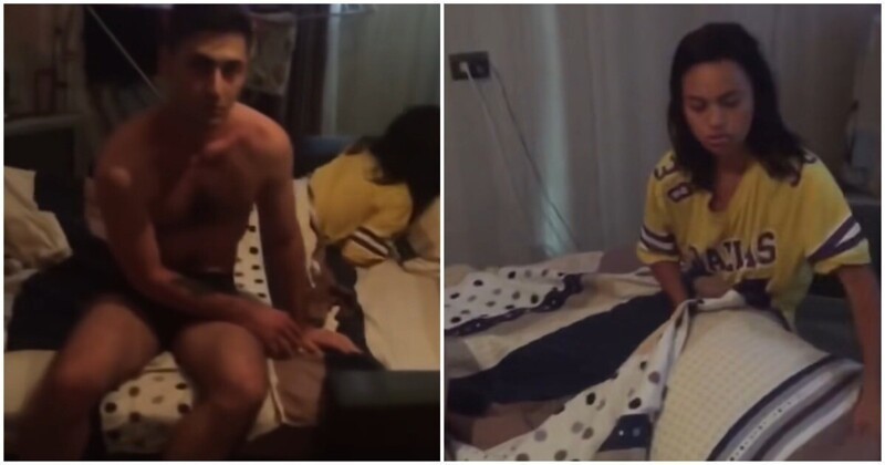 Муж застукал жену с любовником домашнее частное любительское русское видео
