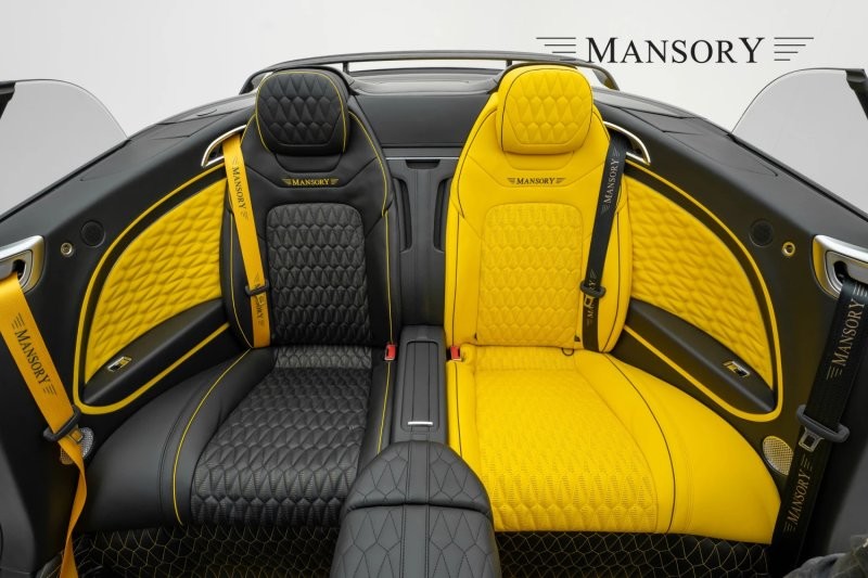 Двухцветная безумная роскошь: Bentley Continental GTC от Mansory