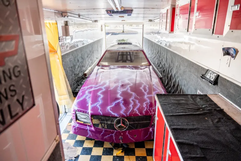 Безумный лимузин-драгстер Mercedes-Benz с реактивным двигателем