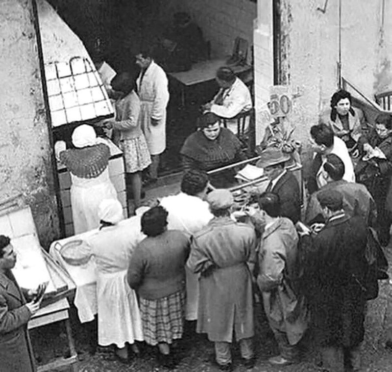 Продажа пиццы. Неаполь, 1979 год