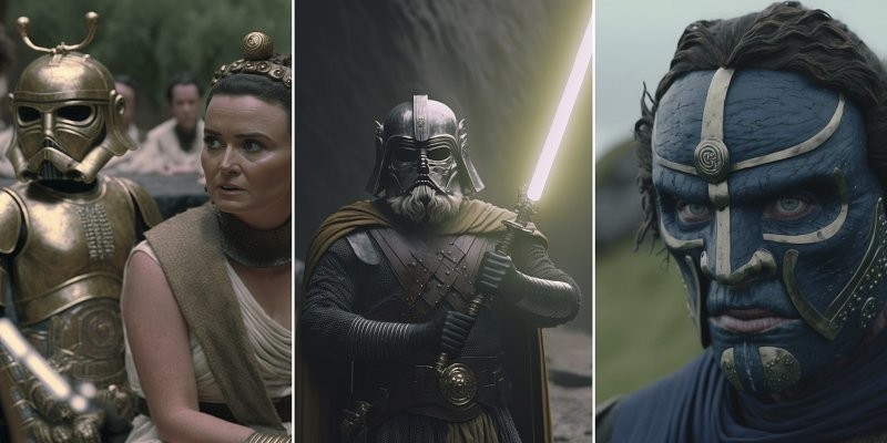 Если бы «Звёздные войны» были кельтским мифом: 18 изображений от Midjourney