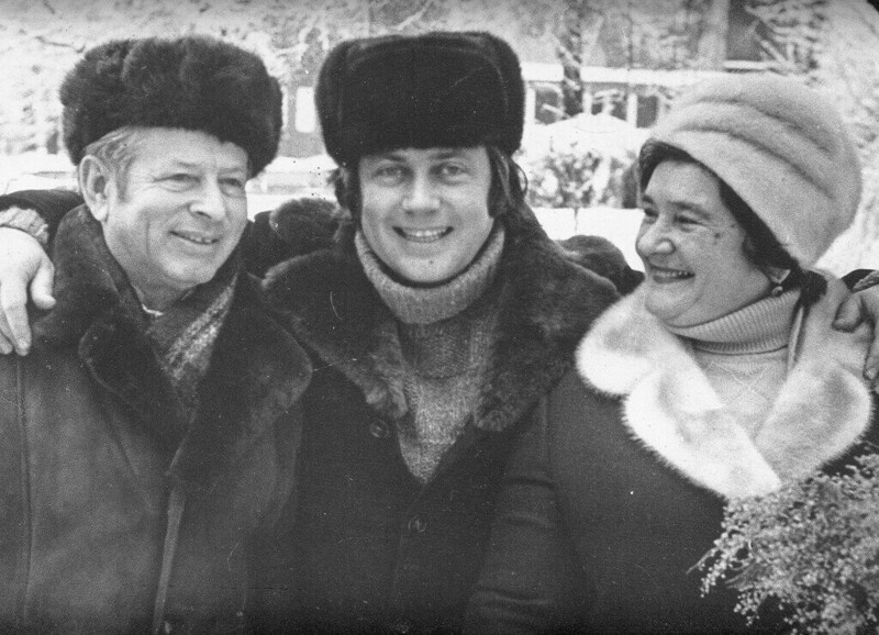 Владимир Винокур с родителями