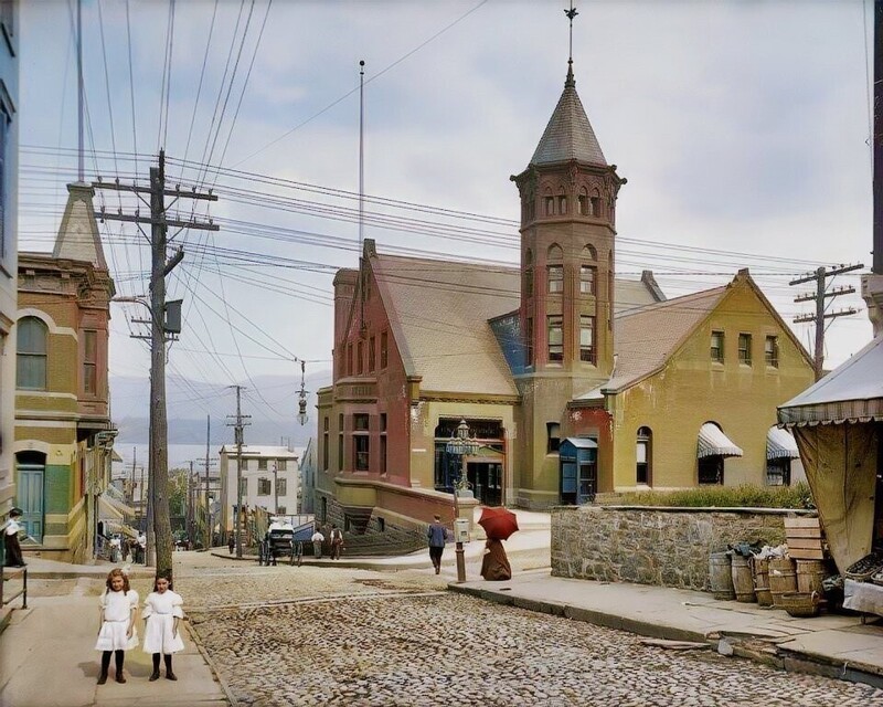 Город Ньюбург, штат Нью-Йорк, 1906 год.