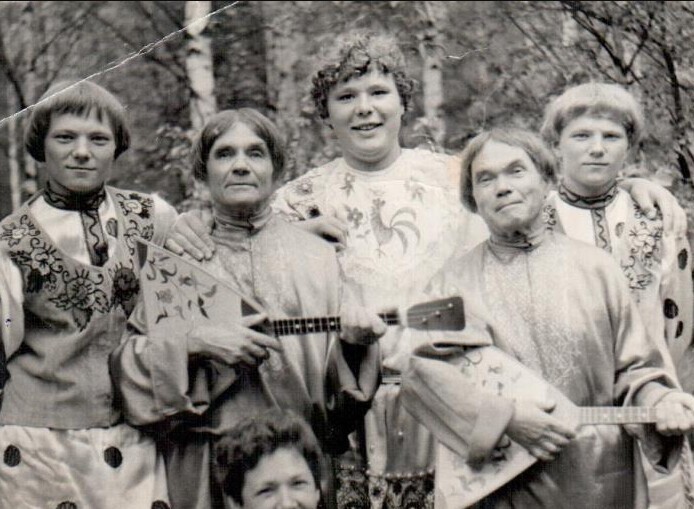 Сергей Николаев на съемочной площадки киносказки «Варвара-краса, длинная коса», 1969 год