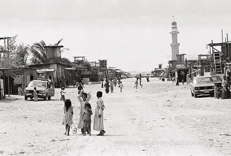 Объединенные Арабские Эмираты до нахождения нефтяных запасов, Дубай 1976 год.