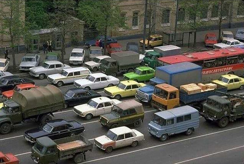 Московская пробка 1989 года