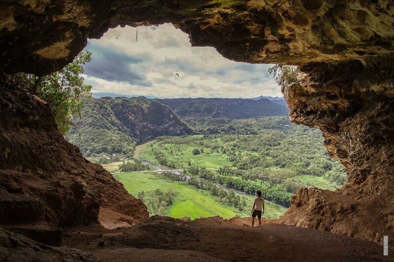 Вид из пещеры Вентана, Пуэрто-Рико