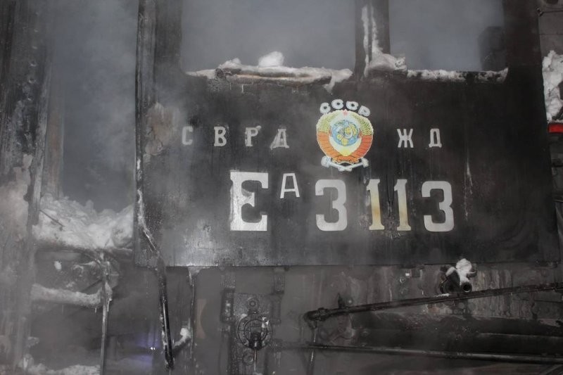 В Перми машинист-кочегар спалил ретропоезд