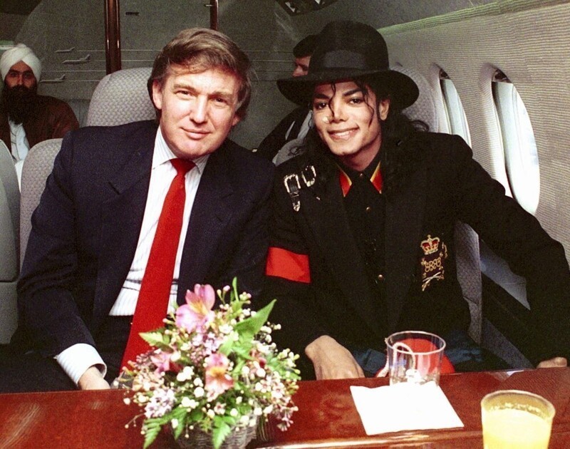 Дональд Трамп и Майкл Джексон