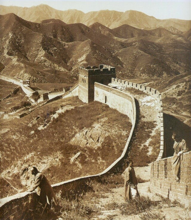Великая китайская стена до реставрации, 1912 год