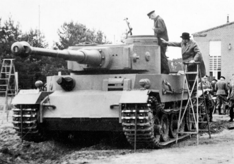 Прототип танка "Тигр" конструктора Порше, 1942 год