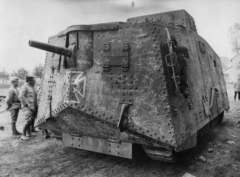 Немецкий тяжёлый танк A7V, Первая мировая