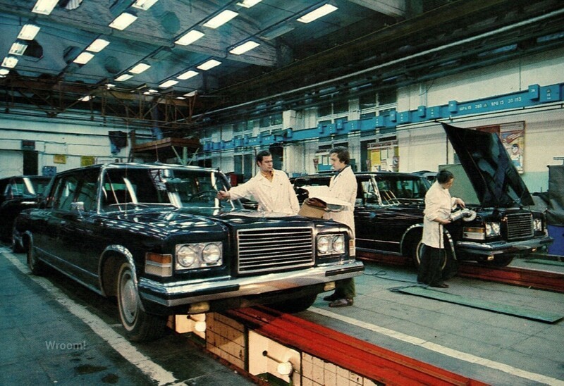 Цех сборки легковых автомобилей ЗИЛ, 1979 год