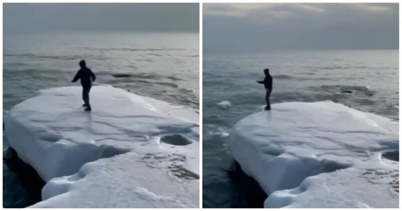 Человек на льдине. Один на льдине. Люди плывут на льдине. Маленький человек на льдине.