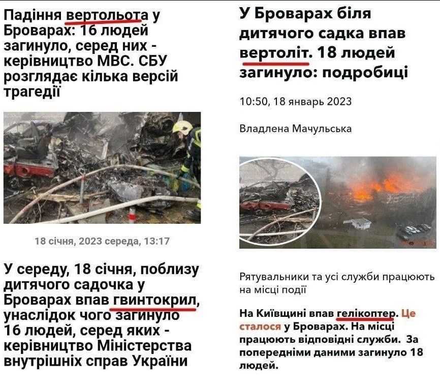 "Гвинтокрил", "гелiкоптер" или "вертолiт": в соцсетях спорят о правильности написания слова "вертолёт" на украинском языке