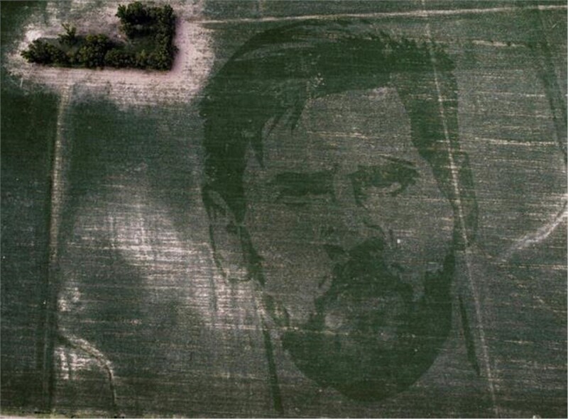 Фермер из Аргентины сделал на поле портрет Месси