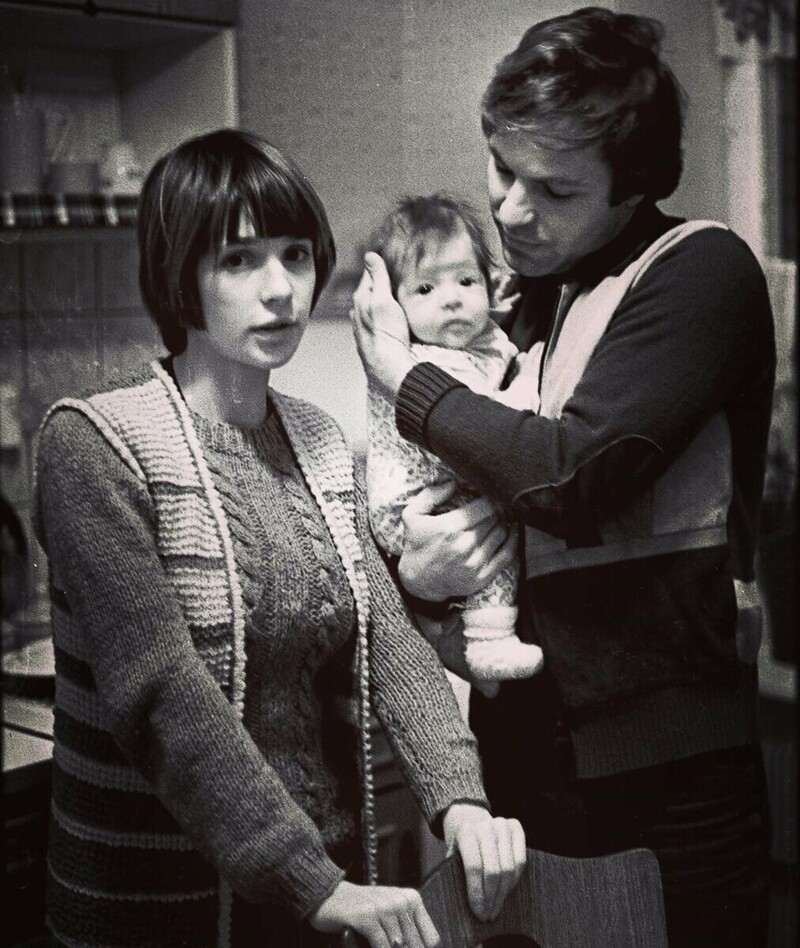 Вера Глаголева, Родион Нахапетов и их дочь Анна, 1978 год.