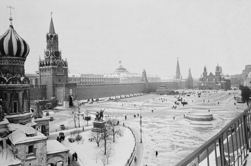 01 января 1973 года. Красная площадь. Фото В.В. Егорова.