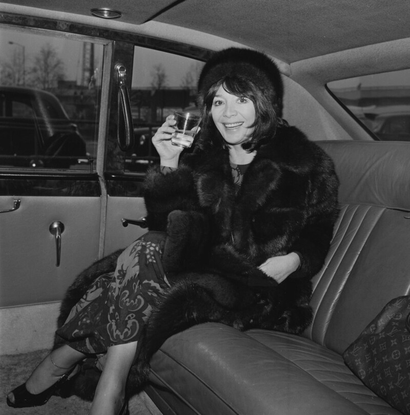 15 января 1973 года. Французская актриса и певица Жюльетт Греко. Фото R. Brigden.