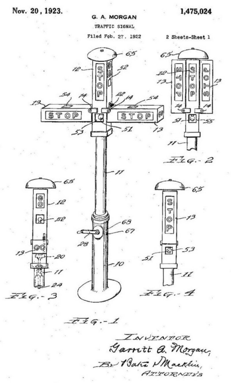 Светофоры были изобретены за 40 лет до автомобиля