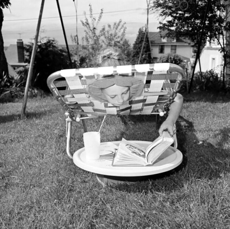 Раскладушка для чтения книг. 1964 год