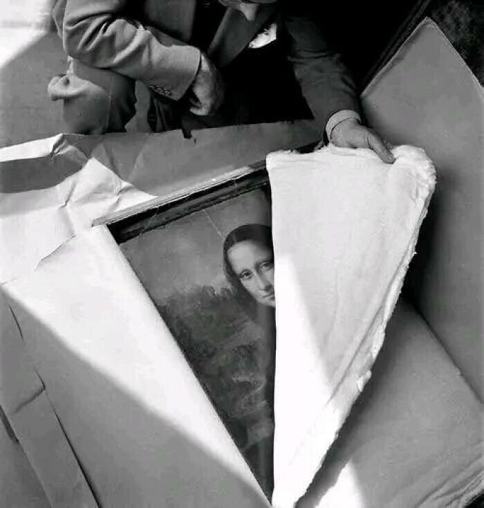 "Мона Лиза" после Второй мировой войны, 1945