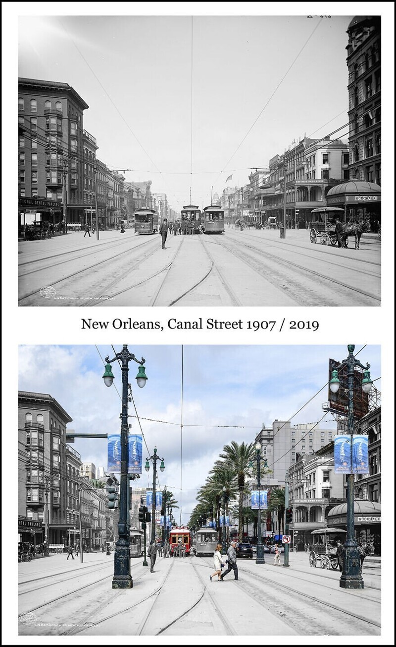 7. Новый Орлеан, Канал-стрит. 1907/2019